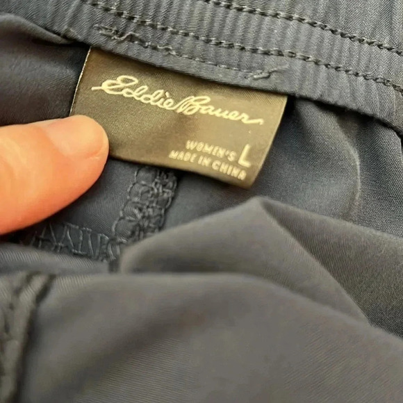 Eddie Bauer Women's Ladies' Ankle Pants Blue Size L - Picture 5 of 5